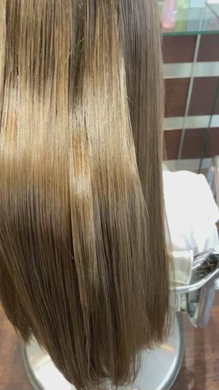縮毛矯正と髪質改善トリートメントのコラボ 