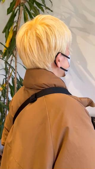 ショート カラー MATSU 🌟韓国🇰🇷のヘアスタイル