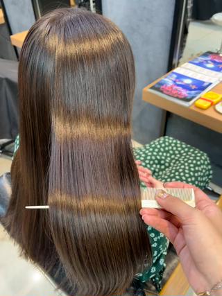 ロング カラー GO TODAY SHAiRE SALON所属・透明感カラー🤎 ゆりのヘアスタイル