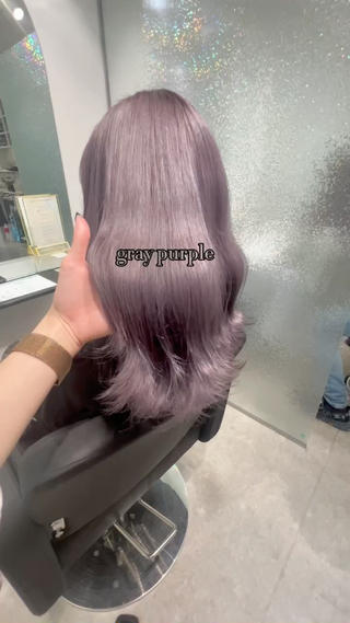 セミロング カラー はだゆうき @hadadan08のヘアスタイル