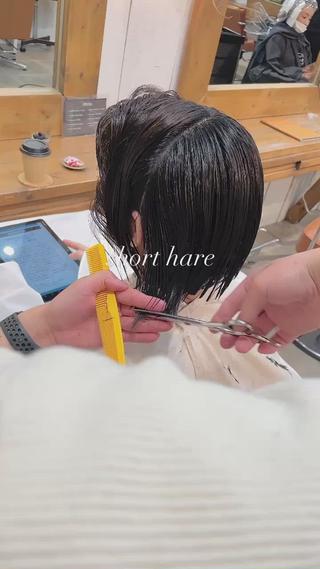 ショート newline銀座所属・👑銀座ショート/ 絶壁補正/金子涼👑のヘアスタイル