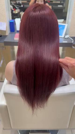 ミディアム カラー matiz表参道店所属・小幡 莉子のヘアスタイル