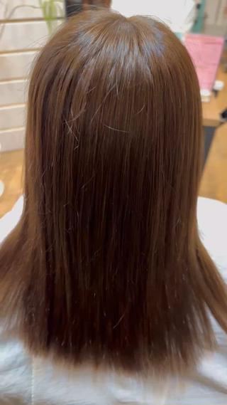 メテオトリートメントカラーでツヤツヤに！ 