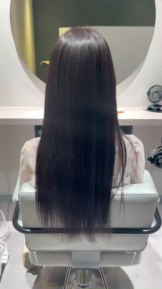 髪質改善ストレート！！
ツルンツルンになって感動すること間違いなし️
縮毛矯正とは違い、ダメージ最小限でできます！ 