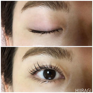 マツエク・マツパ 美容室 HIIRAGIのマツエク・マツパデザイン