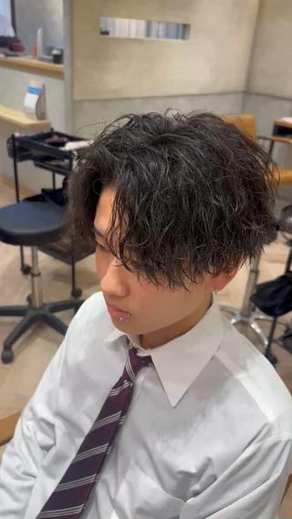 パーマ メンズ RAYS NAGOYA所属・高木 優稀のヘアスタイル