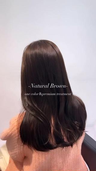 ロング カラー 表参道/透明感カラー /暗髪/ジュキヤのヘアスタイル