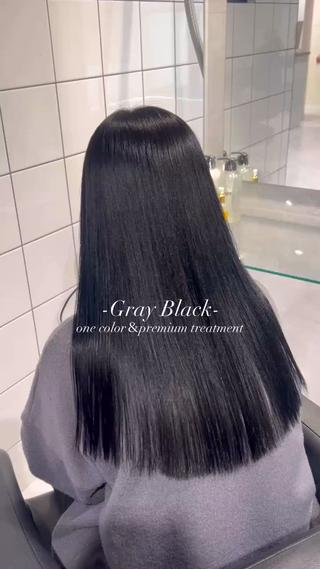 ロング カラー 表参道/透明感カラー /暗髪/ジュキヤのヘアスタイル