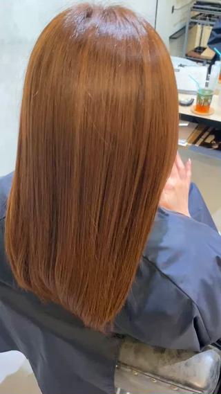 セミロング Jewel  Box東梅田所属・髪質改善サロン 梅田/ヨナミネのヘアスタイル