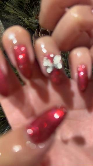 クリスマスネイル 