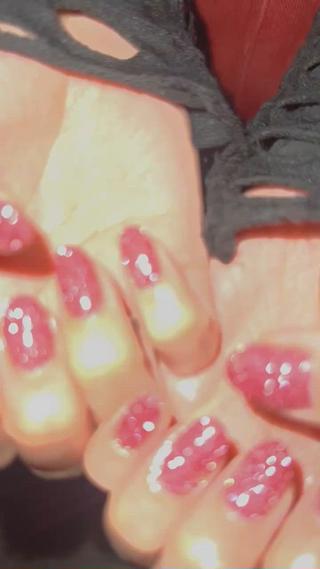 ギラギラフラッシュネイル 