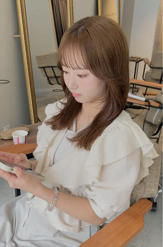 カラー　ダメージレス　ナチュラル　ベージュ 