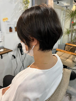 ショート カラー 【髪質再整&黄砂除去 カラー】⚜️ぐっちのヘアスタイル
