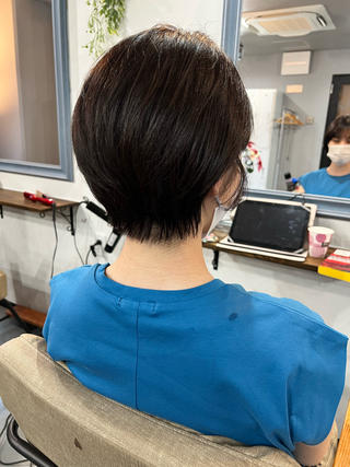 ショート カラー 【髪質再整&黄砂除去 カラー】⚜️ぐっちのヘアスタイル