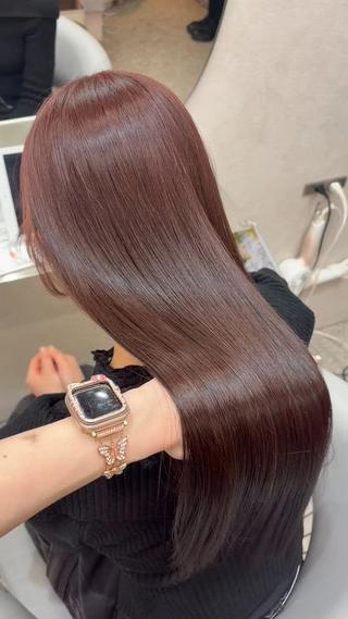 ロング カラー Rio🎀透明感 カラー♡顔周り♡のヘアスタイル