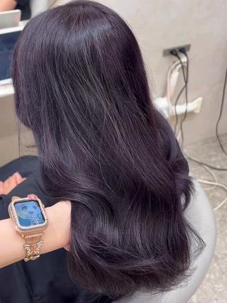 セミロング カラー Rio🎀透明感 カラー♡顔周り♡のヘアスタイル