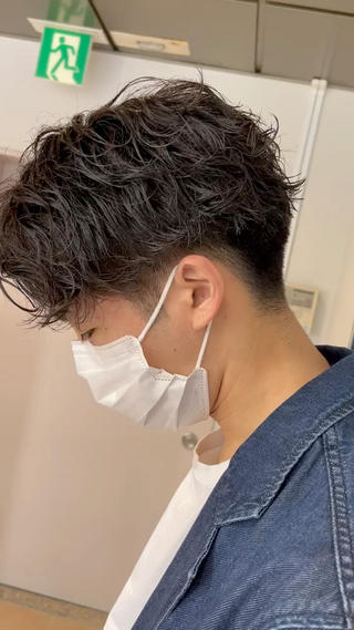 パーマ メンズ tata所属・メンズカット/ 外国人風/小嶺佑介のヘアスタイル