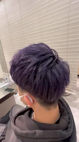 ショート カラー HAIR＆MAKE EARTH元住吉所属・圧倒的艶髪✨ 掛川大輝のヘアスタイル