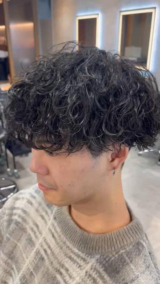 パーマ ヘアアレンジ メンズ 【札幌メンズ特化】 🔥RIKU🔥のヘアスタイル