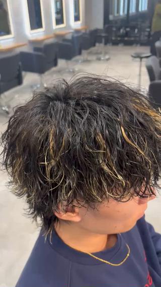 カラー ヘアアレンジ メンズ 【札幌メンズ特化】 🔥RIKU🔥のヘアスタイル