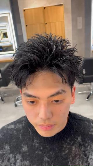 ショート ヘアアレンジ メンズ 【札幌メンズ特化】 🔥RIKU🔥のヘアスタイル