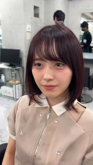 カラー Endearing 銀座/レイヤーカットのヘアスタイル