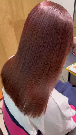 ロング カラー 🩵縮毛矯正  髪質 改善 美髪🩵のヘアスタイル