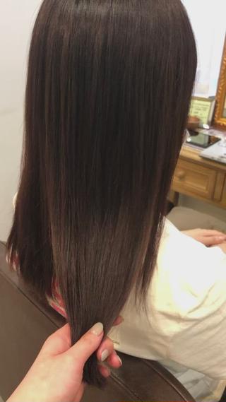 セミロング カラー 髪質改善/縮毛矯正 /青山　早希🐾のヘアスタイル