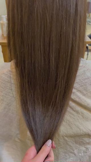 ロング 髪質改善/縮毛矯正 /青山　早希🐾のヘアスタイル