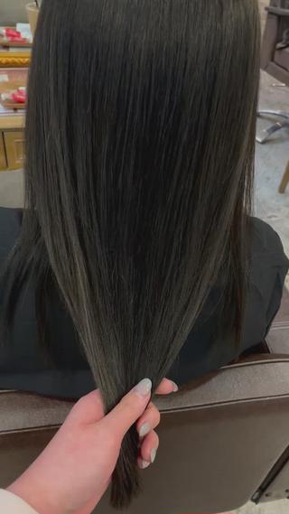 セミロング 髪質改善/縮毛矯正 /青山　早希🐾のヘアスタイル