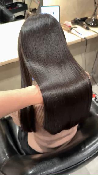 高濃度水素コラーゲントリートメント＋ストレートパーマ 