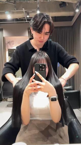 透明感グレージュカラー×高濃度水素コラーゲントリートメント 