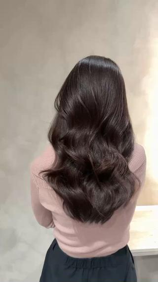 レイヤーカット×ブラウンベージュ 