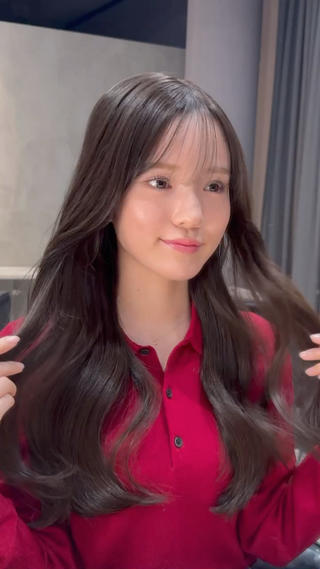 ロング L'EANE THE TOKYO所属・美顔形成カット｜青山 髪質改善｜三浦秀太郎のヘアスタイル