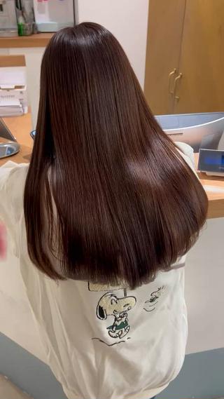 ロング L'EANE THE TOKYO所属・美顔形成カット｜青山 髪質改善｜三浦秀太郎のヘアスタイル