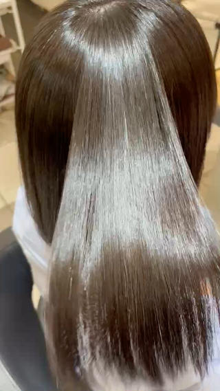 ドライヤーで乾かしたのみの仕上がり☆