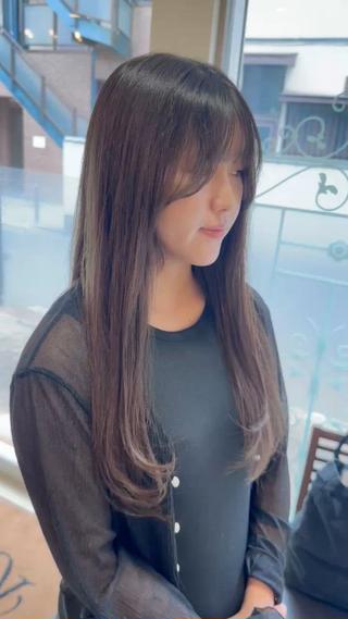 レイヤーカット/控えめレイヤーカット/レイヤー/カラー/顔まわり/顔周り 