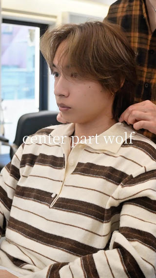 メンズ THE Leric 原宿店【ザ　レリック】所属・RIKU⚡️毛流れ ヘア×眉ワックスのヘアスタイル