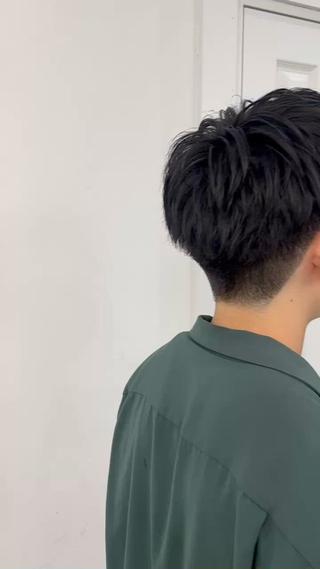 パーマ メンズ ナチュラル大人っぽい スタイル　MAORIのヘアスタイル