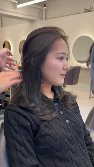 ミディアム カラー ❄️暗髪/透明感❄️ /reyのヘアスタイル