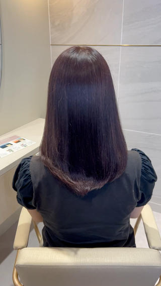 ミディアム カラー カット無料｜レイヤー カット｜韓国モテへアのヘアスタイル