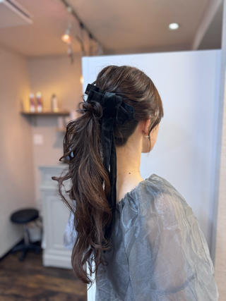 ロング ヘアアレンジ 🍓髪質改善特化 サロン/佐藤瑠奈🍓のヘアスタイル