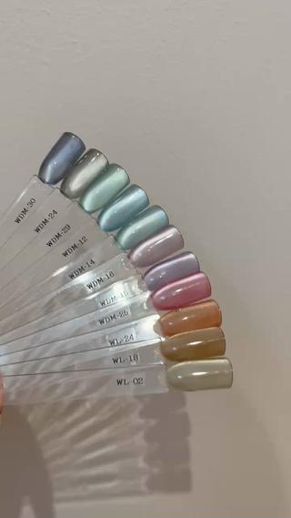 パステル調な可愛いマグネットジェルです
うるうるでとっても可愛いです
 