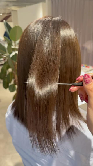 トリートメント無しでもこんなにツヤツヤ✧︎*。(´▽｀*)⟡.·
 