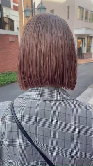 ・切りっぱなしボブ 