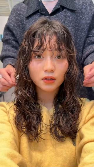 オシャレなロングパーマ
 