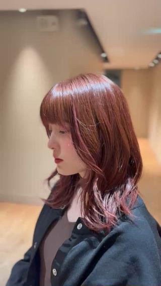 さくらんぼピンクカラー