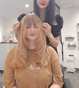 韓国人が作る
韓国風レイヤーカット 