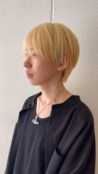 ブリーチ2回〜でできるブロンドカラー
おすすめです!