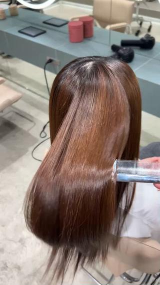 ミディアム ✨髪質改善 縮毛矯正 艶髪 立川 コウキ✨のヘアスタイル